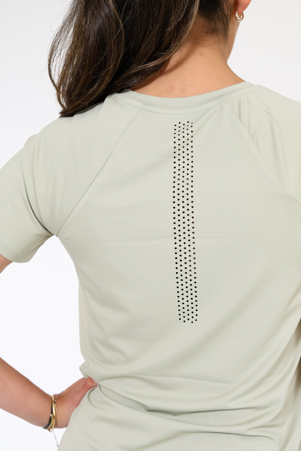 Polera Deportiva Elevate Olive Green