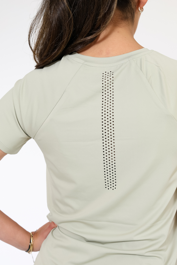 Polera Deportiva Elevate Olive Green